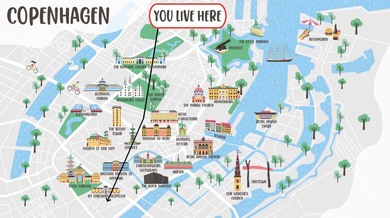 Xl Exclusive Penthouse By Copenhagen City & Tivoli 外观 照片